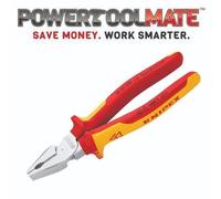 Knipex 200mm 8" VDE 1000v Insulated Combination Side Cable Cutter Plier 0206200