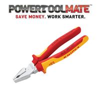 Knipex 200mm 8" VDE 1000v Insulated Combination Side Cable Cutter Plier 0206200