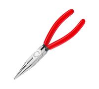 Knipex Needle Nose Pliers (Radio Pliers) Black Atramented with Plastic Coated 160 mm