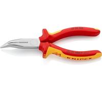 KNIPEX 25 26 160 Snipe Nose Side Cutting Pliers Radio Pliers chrome plated insulated with multi-component grips, VDE-tested 160 mm Multicoloured