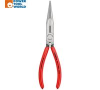 KNIPEX Snipe Nose Side Cutting Pliers (Stork Beak Pliers) with Plastic Coating 200 mm, 26 11 200