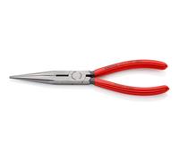 KNIPEX 26 11 200 Snipe Nose Side Cutting Pliers (Stork Beak Pliers) black atramentized plastic coated 200 mm