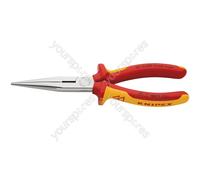 KNIPEX 26 16 200 SBE VDE Snipe Nose Side Cutting Pliers, 200mm