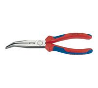 Knipex 26 22 200 Angled Long Nose Pliers with Heavy Duty Handles, 200mm