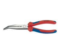 Knipex 26 22 200 Angled Long Nose Pliers with Heavy Duty Handles, 200mm