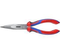 KNIPEX - 26 22 200 SBA Tools - Long Nose Pliers with Cutter, 40 Degree Angled, Multi-Component (2622200SBA)