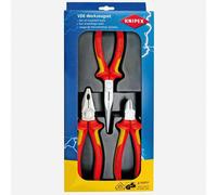 Knipex 3 Piece Elektro Pack VDE Pliers Set 00 20 12