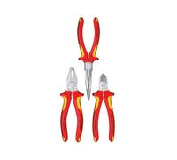 Knipex 3-Piece Vde Pliers Set For Electrical Work