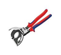 Knipex 3 Stage Ratchet Cable Cutters Multi Component Grip 320mm KPX9532320