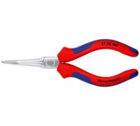 Knipex 31 25 160 Flat Nose Pliers (Needle-Nose Pliers) With Multi-Component Handles Chrome-Plated 160 mm