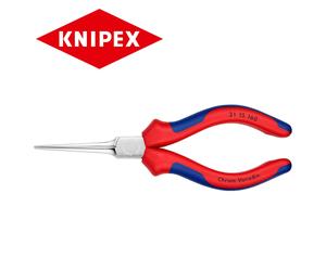 Knipex 3115160 Flat Nose Pliers Needle-Nose 160mm Multi-Component Grips