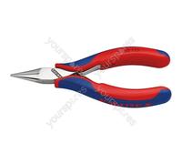 KNIPEX 35 22 115 Electronics Pliers with Box Joint with Multi-Component Grips, 1