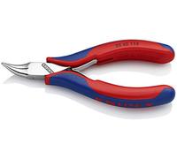 KNIPEX - 35 42 115 Tools - Electronics Pliers, Half Round Tips, 4.5 Degree Angled, Multi-Component (3542115)
