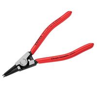 Knipex Circlip Pliers for external circlips on shafts black atramentized, plastic coated 140 mm (self-service card/blister) 46 11 A1 SB