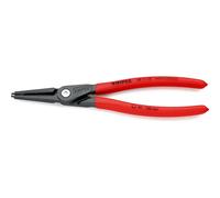 Knipex Precision Circlip Pliers for internal circlips in bore holes grey atramentized, with non-slip plastic coating 225 mm (self-service card/blister) 48 11 J3 SB