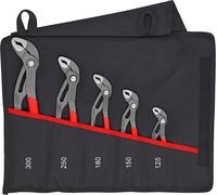 KNIPEX 5 Piece Set COBRA Waterpump Pliers/Grips 5" 125mm - 12" 300mm 00 19 55 S5