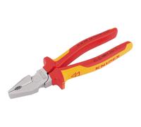 Draper Knipex 02 06 200 Fully Insulated High Leverage Combination Pliers, 200mm