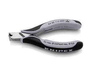 Knipex 6402115ESD ESD End cutting nippers 115mm Black ergonomic ha...