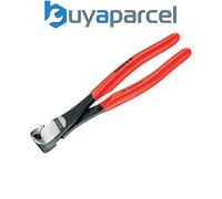 Knipex High Leverage End Cutting Nipper black atramentized, plastic coated 160 mm (self-service card/blister) 67 01 160 SB