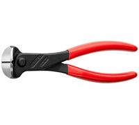 Knipex 68 01 180 180 mm End Cutting Nipper Plastic Coated Black Atramentized