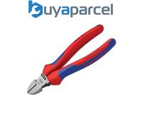 Knipex Diagonal Cutter black atramentized, with multi-component grips 160 mm (self-service card/blister) 70 02 160 SB