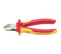 Knipex 70 08 160UKSBE VDE Fully Insulated Diagonal Side Cutters, 160mm