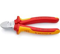 Knipex 70 26 160 VDE-Tested Diagonal Cutter with Opening Spring, Multi-Colour, 160 mm