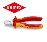 Knipex Diagonal Cutter chrome-plated, insulated with multi-component grips, VDE-tested 160 mm 70 06 160