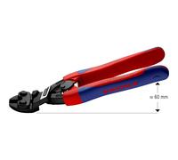 Knipex 71 22 200 SB Cobolt® Compact Bolt Cutters 20° Head Multi-Component Grip 200Mm