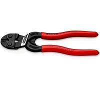 Knipex CoBolt® S Compact Bolt Cutters with recess in the cutting edge black atramentized, plastic coated 160 mm (self-service card/blister) 71 31 160 SB
