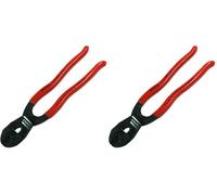 KNIPEX - 71 31 200 Tools - Cobolt Compact Bolt Cutter with Notched Blade (7131200), 8-Inch (Pack of 2)