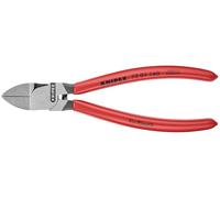 KNIPEX - 72 01 160 Tools - Diagonal Flush Cutter for Plastics (7201160), Red