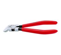 KNIPEX 72 11 160 Diagonal Cutter for plastics plastic coated 160 mm Red