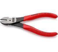 KNIPEX High Leverage Diagonal Cutter with Plastic Coating 160 mm, 74 01 160