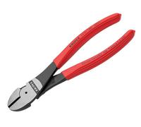 Knipex High Leverage Diagonal Cutter black atramentized, plastic coated 180 mm (self-service card/blister) 74 01 180 SB