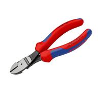 KNIPEX 74 02 160 High Leverage Diagonal Cutters Multi-Component Grip 160mm