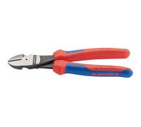 Knipex 74 02 200 High Leverage Diagonal Side Cutter with Comfort Grip Handles, 200mm