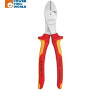 KNIPEX 74 06 200 Insulated VDE High Leverage Diagonal Cutters 200mm