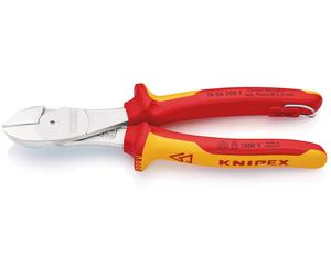 Knipex 74 06 200 T Tethered VDE High Leverage Diagonal Side Cutter Pliers 200mm