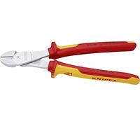 Knipex 74 06 250 VDE High Leverage Insulated Side Cutters 250mm Chrome Plated