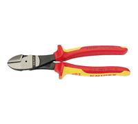 Knipex 74 08 200UKSBE VDE Fully Insulated High Leverage Diagonal Side Cutters, 200mm