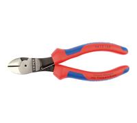Knipex 74 12 160 High Leverage Diagonal Side Cutters with Return Spring, 160mm