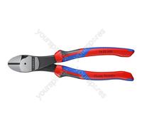 KNIPEX 74 22 200 High Leverage Diagonal Cutter, 200mm