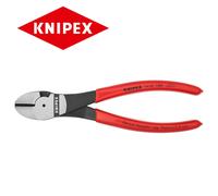 KNIPEX High Leverage Diagonal Cutter with Plastic Coating 180 mm, 74 01 180