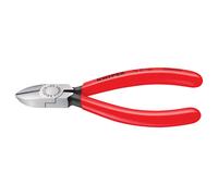 KNIPEX Diagonal Cutter for Electromechanics Chrome-Plated with Comfort Handles 125 mm, 76 05 125