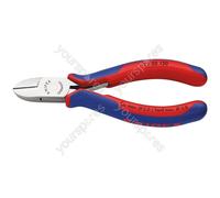 KNIPEX 77 02 130 SB Electronics Diagonal Cutter, 130mm