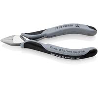 Knipex Electronics Diagonal Cutters 77 32 130 ESD – Micro Point, ESD Safe, 130 mm