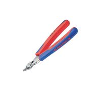 KNIPEX Electronic Super Knips Electronics Diagonal Cutter, 125 mm, Soft Wire (Copper) to 1.6 mm, Medium Hard Wire to 1 mm, Wire Cutter, 78 03 125