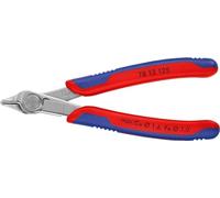 Knipex 78 13 125 Electronics "Super-Knips" Cutter with Opening Spring, Multi-Colour, 125 mm