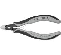 Knipex 79 12 125 ESD ESD Diagonal Cutter with Round Head Dissipative for Hard Wire, Multi-Colour, 125 mm
